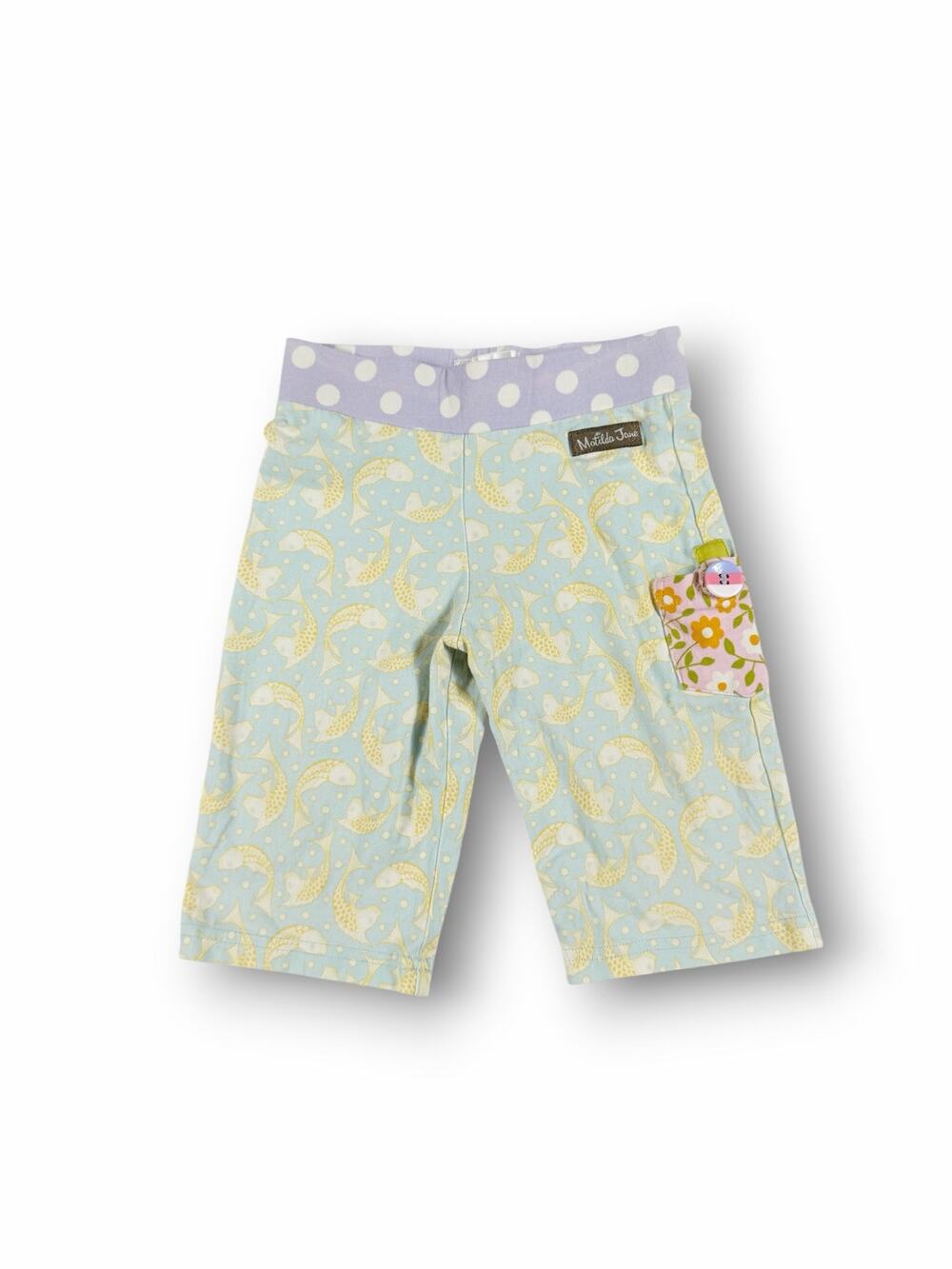 Matilda Jane Vintage Coy Straightees Koi Fish Pants 12 Months